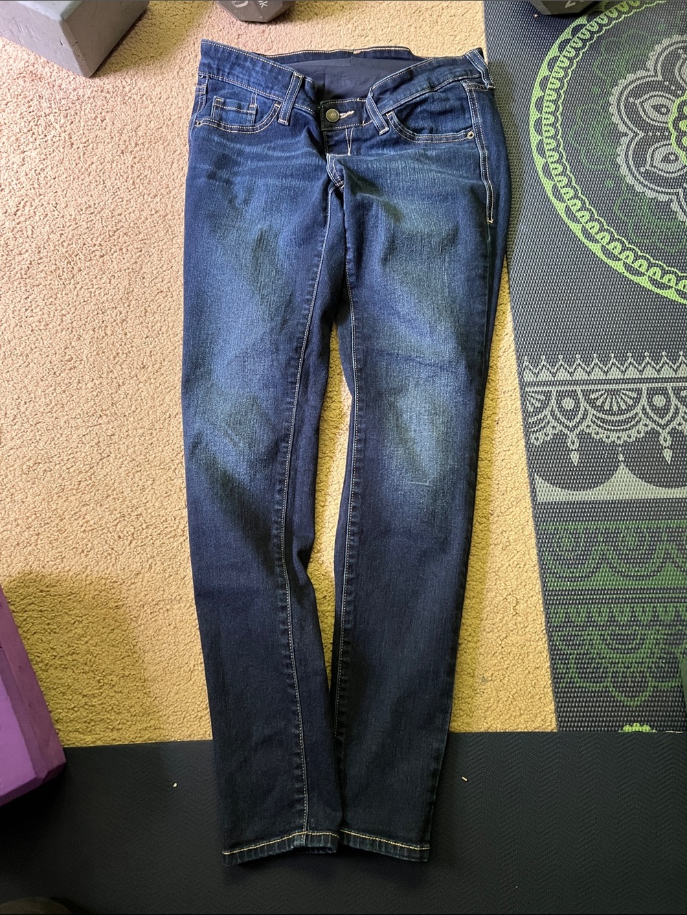 Maternity Old Navy Women's Dark Indigo Skinny Jeans